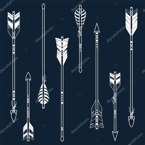 Vector Set Of Ethnic Arrows Stock Vector By ©eireenz 48100885