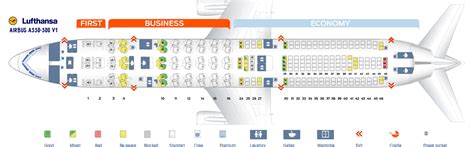 Seat Map Airbus A330 300 Lufthansa Best Seats In Plane