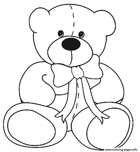 You are able to down load this photo, simply click. Classic Teddy Bear Coloring Pages Printable