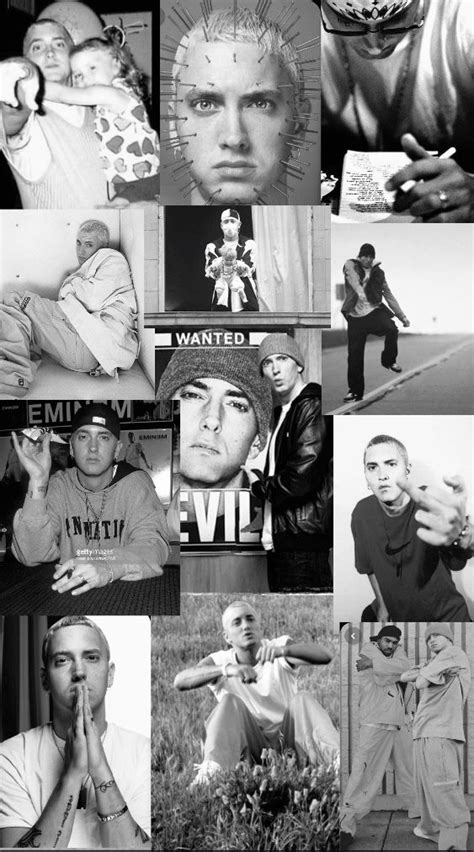 Eminem Collage Black And White Eminem Wallpapers Eminem Eminem Poster
