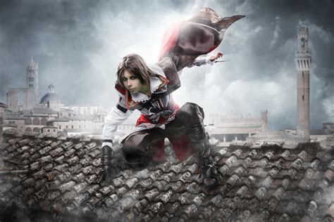 Ezio Auditore Cosplay Assassin S Creed 2 Female By Vertishake On