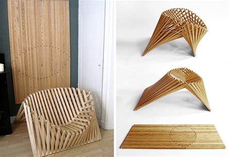 Bamboos are a diverse group of evergreen perennial flowering plants in the subfamily bambusoideae of the grass family poaceae. Space-Saving Chair Pops Up From a Single Sheet of Bamboo ...