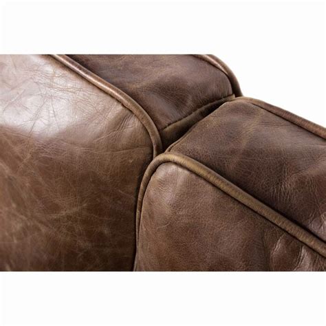 Union Rustic Sherly 72 Genuine Leather Square Arm Sofa And Reviews Wayfair