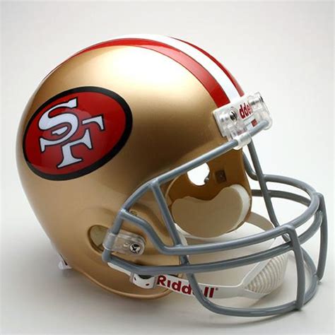 San Francisco 49ers Helmet Throwback 1964 95 Deluxe Replica Full Size