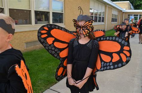 Monarchs Take Flight At Sewell School Butterfly Parade