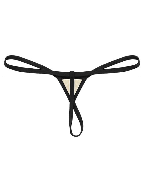 Woman S Zipper Open Front Micro Mini Thong Bikini Briefs G String Underwear Sexy Ebay