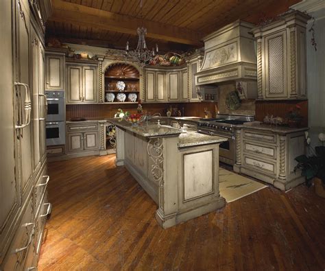 The unique color and texture it adds to the kitchen instantly adds a focal point. Uniquely Appealing Distressed Kitchen Cabinets Ideas and ...