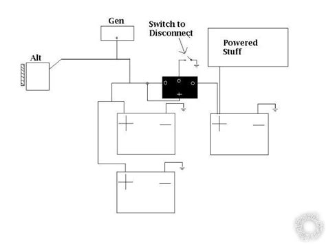 Battery Isolator Wiring Diagram Schematic