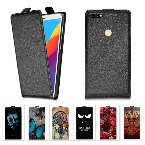 Flip Leather Case For On Huawei Honor 7c 57 Aum L41 Case Flip Phone