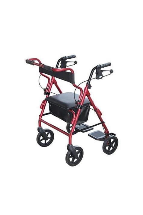 3 In 1 Rollator Wheelchair Combination Folding Mansfield Mobility
