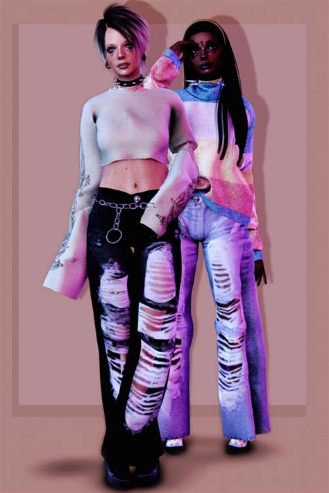 Evil Angel Pants At Evellsims Sims 4 Updates
