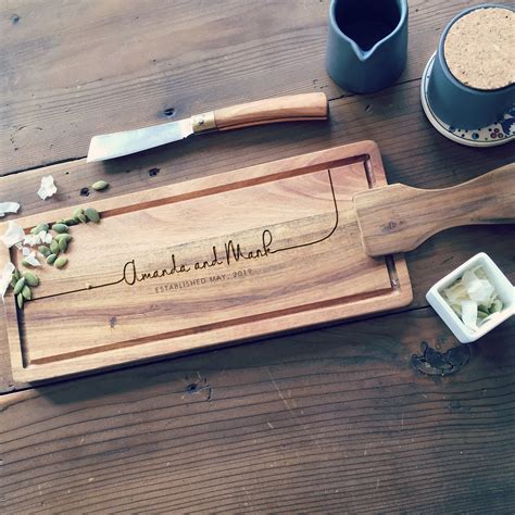 Custom Cheese Board Or Charcuterie Board Personalized Paddle Etsy