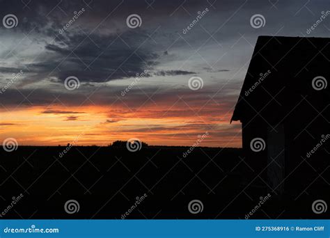 Rustic Silhouette Royalty Free Stock Photography