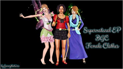 My Sims 3 Blog Base Game Compatible Supernatural Clothing And Shoes By