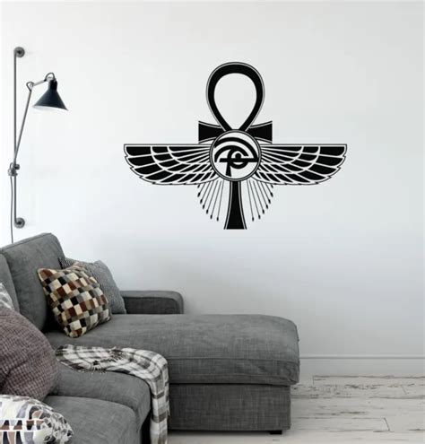 Egyptian Symbol Vinyl Wall Decal Eye Of Horus Wings Ancient Stickers Mural K284 21 99 Picclick