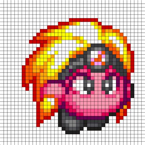Star Kirby Pixel Art Grid Monochrome Kirby Minimalist By Turpinator77