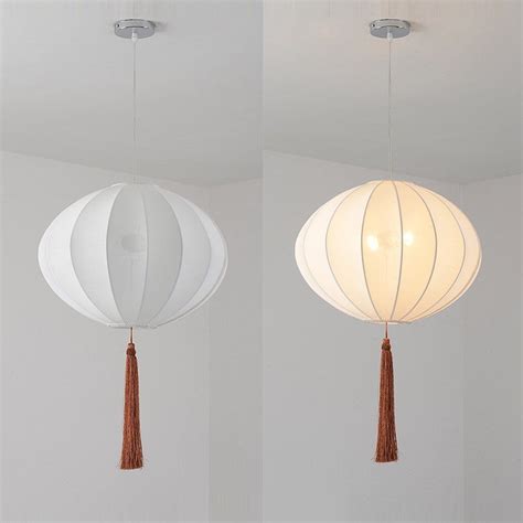 A modern finish to your space, chrome ceiling lights spell understated style. New OOEOE Chinese-Style White Pumpkin Lanterns Restaurant ...