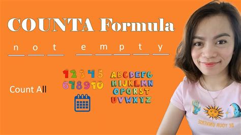 How To Use Counta Formula In Excel Youtube