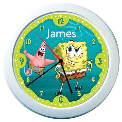 Personalized Clocks Spongebob Personalized Books For Kids