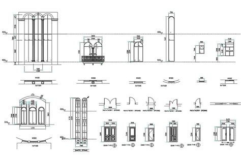 Autocad Door Floor Plan