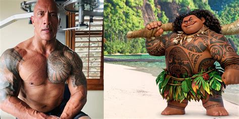 the rock returning as maui in live action ‘moana movie 2ec