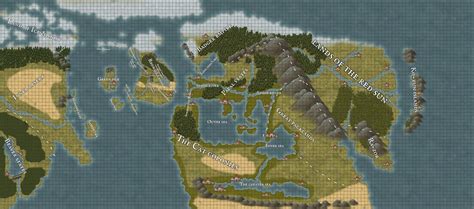 Map Of My Wip Expanded Redwall Universe Eru If You Have Any Questions