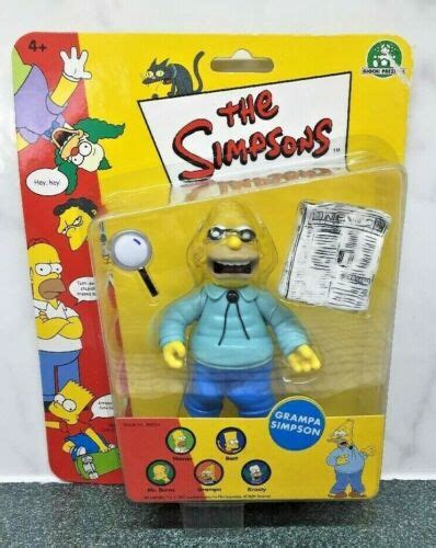 Italy Exclusive Giochi Preziosi Rare 2002 The Simpsons Wos Figure Grampa Simpson Ebay