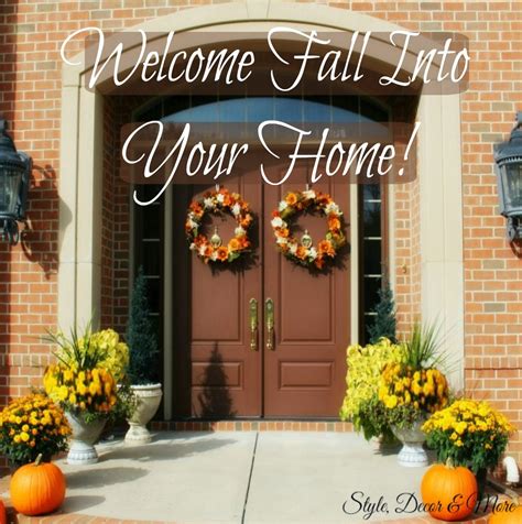 Take some incredible bedroom designs inspiration from these instagram posts! Style, Decor & More: Welcome To My Home! {Autumn Home ...