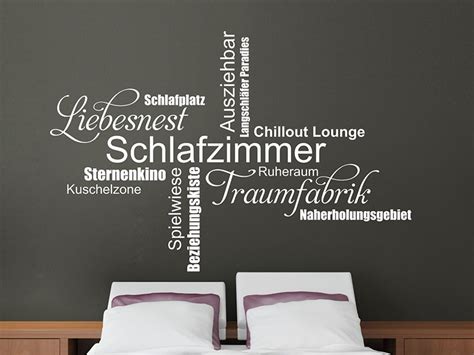 Wenn sie untersucht menschen wohnraum sowie dass. Wandtattoo Schlafzimmer Wortwolke - Moderne Schlafzimmer ...