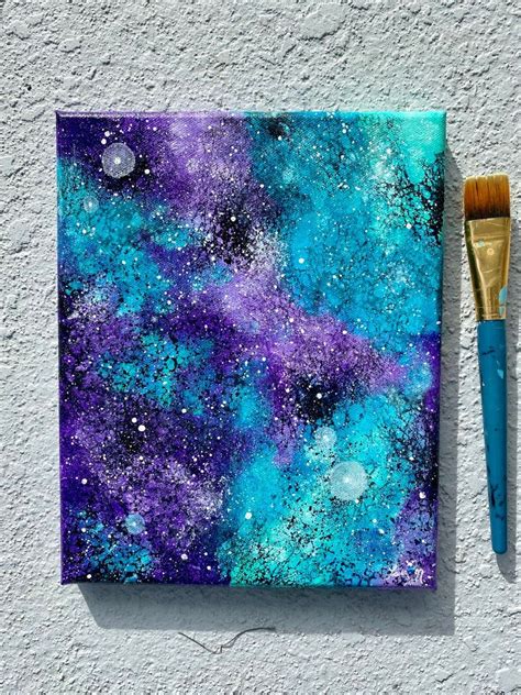Dazzling Purple And Turquoise Nebula Etsy Eye Studio Space Lovers
