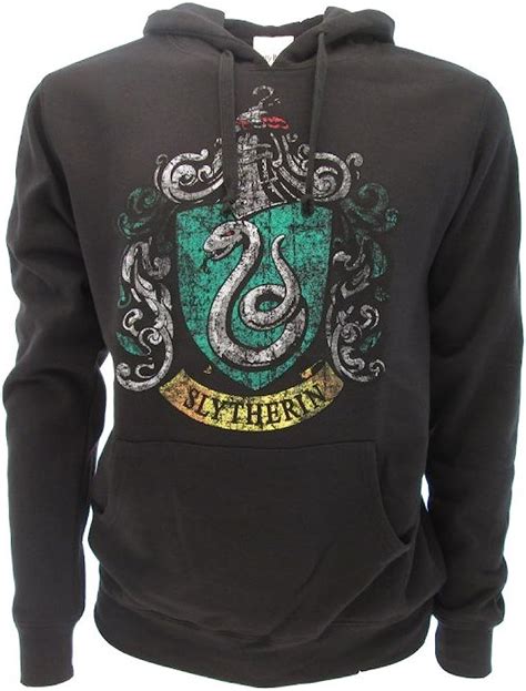Harry Potter Hoodie Hooded Sweatshirt Slytherin House Crest 100