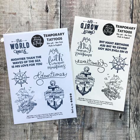 Faith Temporary Tattoos | Cheerfully Given