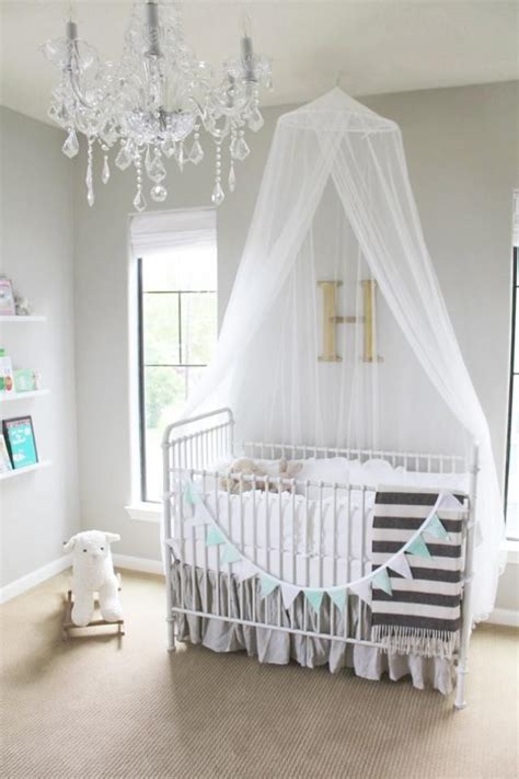 Nursery Wall Canopy Glam Nursery Crib Canopy Baby Nursery Design