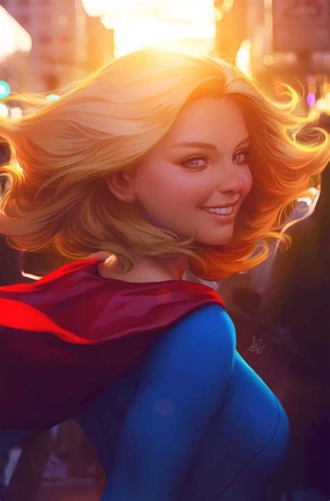 Supergirl Variant Cover By Stanley Lau Supergirl Comic