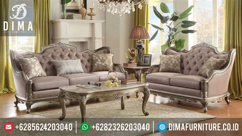 3 seater = 1 pcs : Sofa Tamu Terbaru Mewah Ukiran Jepara Duco Silver DF-0316 ...