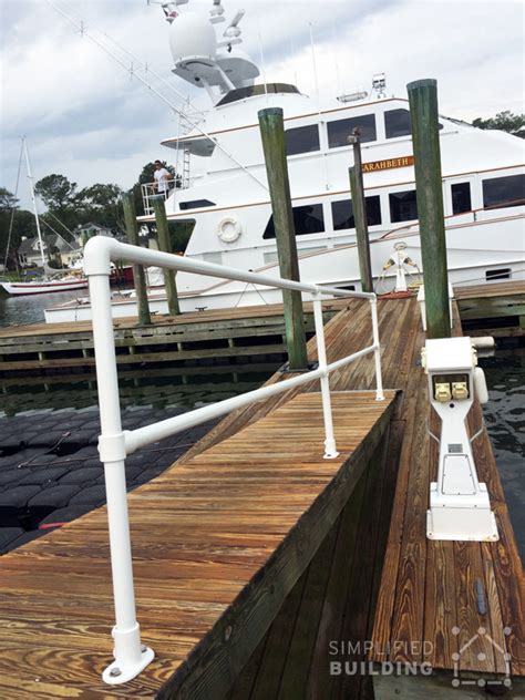 Corrosion Resistant Boat Dock Railing Simplified Building