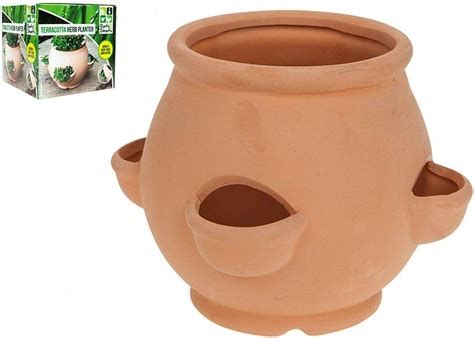 Small Terracotta Herb Planter Flower Plant Pot Grow Your Own Plants