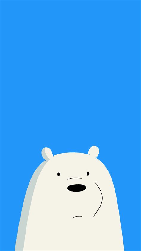 Pin amazing png images that you like. We Bare Bears - IceBear mobile wallpaper 1080x1920 by ...