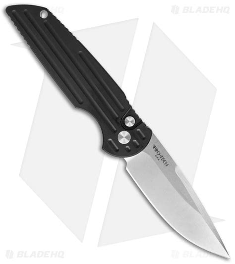 Protech Tr 3 Tactical Response Automatic Knife Grooved Left Handed 35