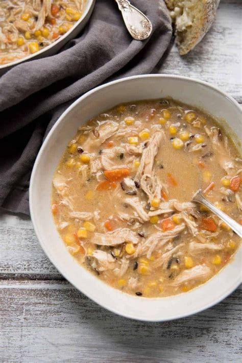 This wild rice soup recipe is made with the convenience of the crockpot and easily made creamy with the addition of cream cheese as well, cooked wild rice has 40% more protein than brown rice as well as roughly 30% fewer calories. Instant Pot Creamy Chicken and Wild Rice Soup | Hunger ...