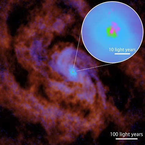 Astronomers Observe Supermassive Black Hole Feeding And Feedback On Sub