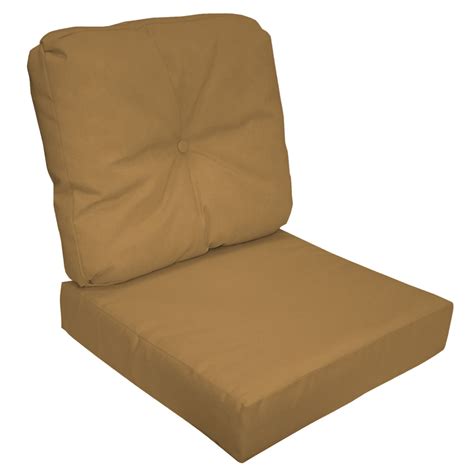 .chair cushion (23.5 in w x 23 in d). Sunbrella 2 Piece Deep Seat Chair Cushion Set, Sunbrella ...