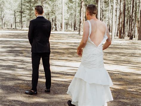 Bride Sends Her Brother Out In A Wedding Dress For First