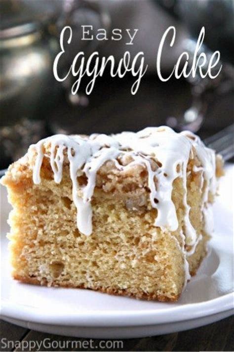 They are a very moist cookie and freeze well. Easy Eggnog Cake Recipe - Snappy Gourmet