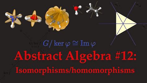 Abstract Algebra 12 Isomorphisms And Homomorphisms Of Groups Youtube