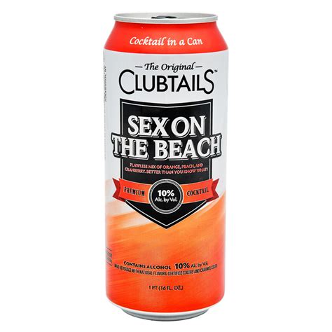 Clubtails Sex On The Beach 16oz Can 10 Abv Alcohol Fast Delivery By