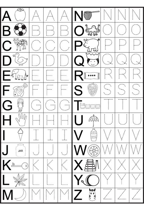 Preschool Worksheets Free | Tracing worksheets preschool, Alphabet