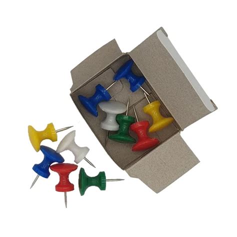 Push Pins Giant Push Pins Assorted 6 Pack Folio Office National