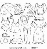 Coloring Clothes Pages Summer Clothing Preschoolers Printable Getdrawings Getcolorings Color sketch template