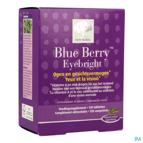 New Nordic Blue Berry Eyebright Tabl 120 Apotheek Vanderhaegen